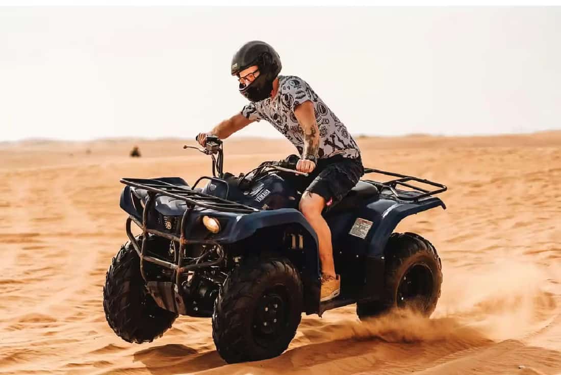 Red Sand Evening Safari with Quad Bike - Dubai Desert Safari Dune Bashing Booking