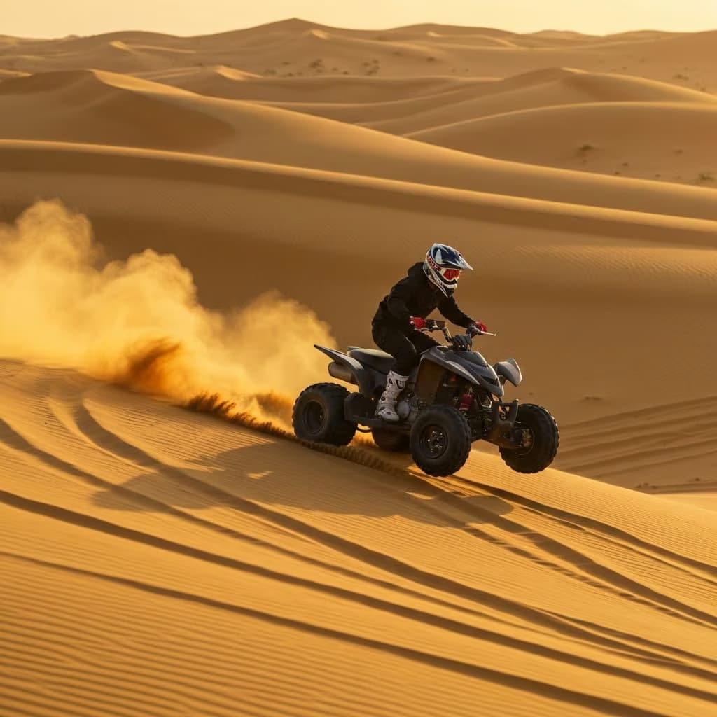 Desert Safari with Quad Biking - Best Desert Safari Dune Bashing Dubai Booking